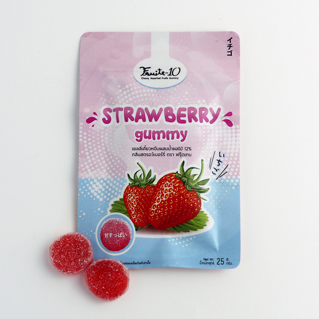 Fruite-10 Gummy Strawberry